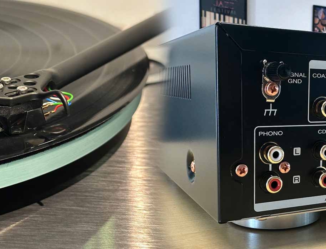 amplificatore phono integrato o esterno per vinile